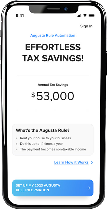 The Augusta Rule APP The Augusta Rule APP